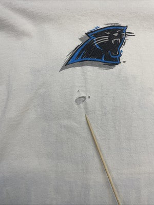 Vintage Carolina Panthers T-Shirt Size XL 90s NFL