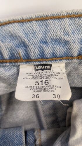 Vintage Levi Strauss & Co 516 Denim Jeans Pants Size 36 X 30