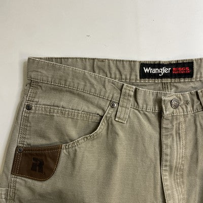 Vintage Wrangler Riggs Carpenter Cargo Work Pants Size 34 X 32