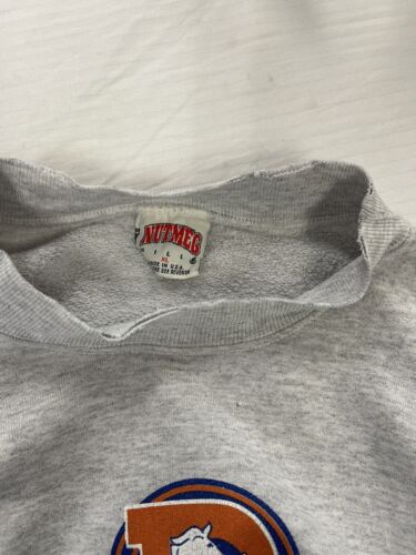 Vintage Denver Broncos Crest Sweatshirt Crewneck Size XL 1993 90s NFL