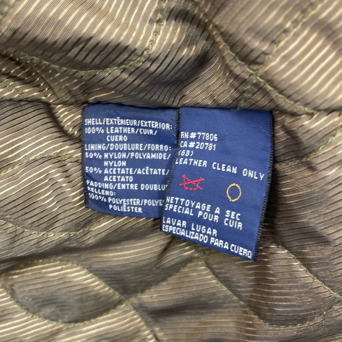 Vintage Tommy Hilfiger Leather Coat Jacket Size Large Black