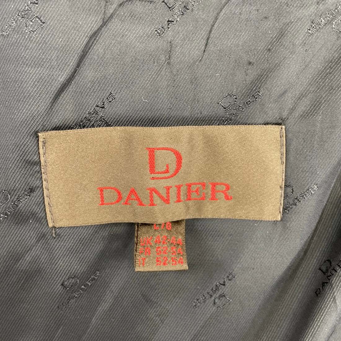 Danier Leather Coat Jacket Size Large Black