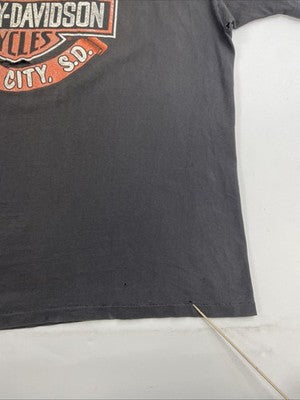 Vintage Harley Davidson Motorcycles Sturgis Black Hills Rally Eagle T-Shirt 2XL