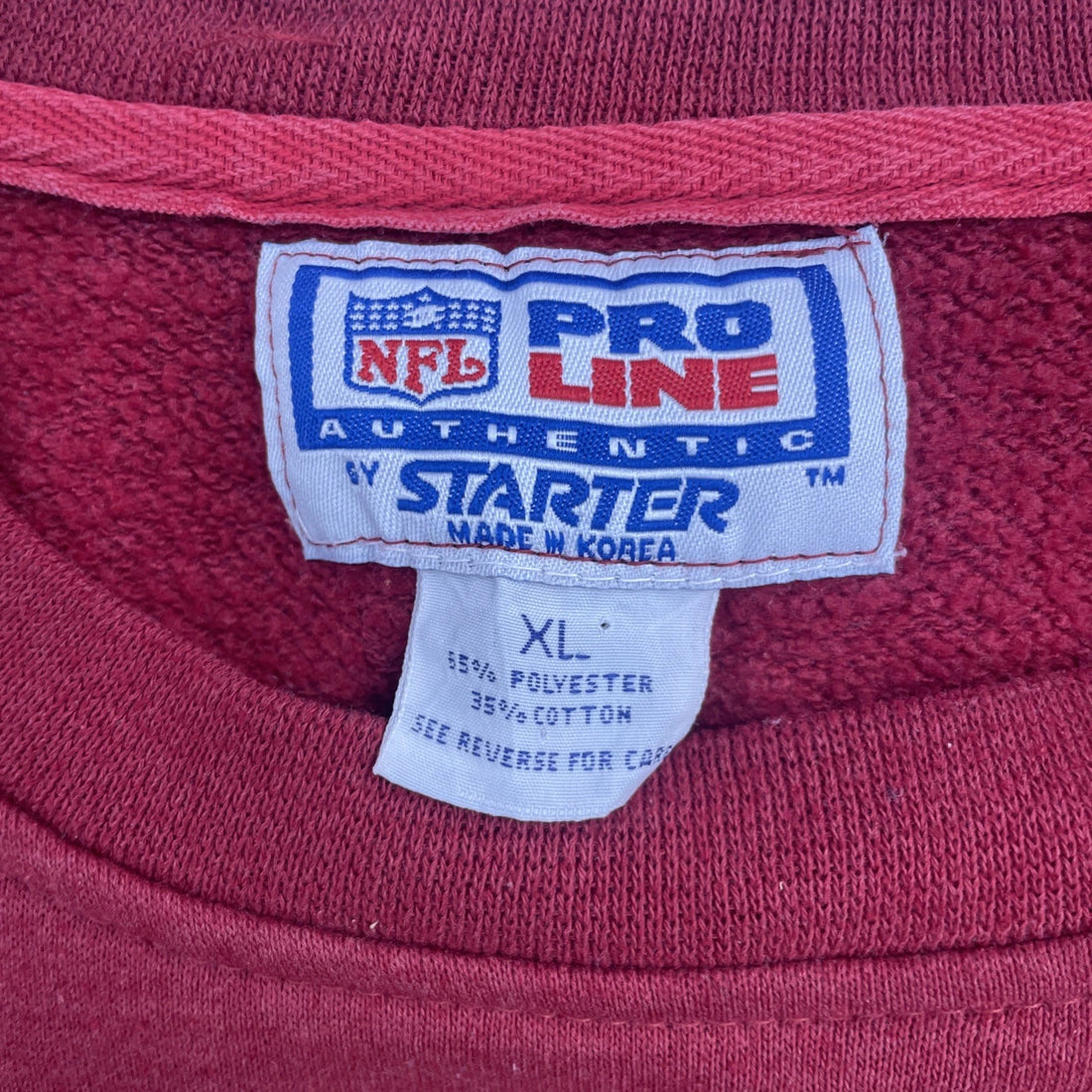 Vintage Washington Redskins Starter Sweatshirt Size XL 90s NFL