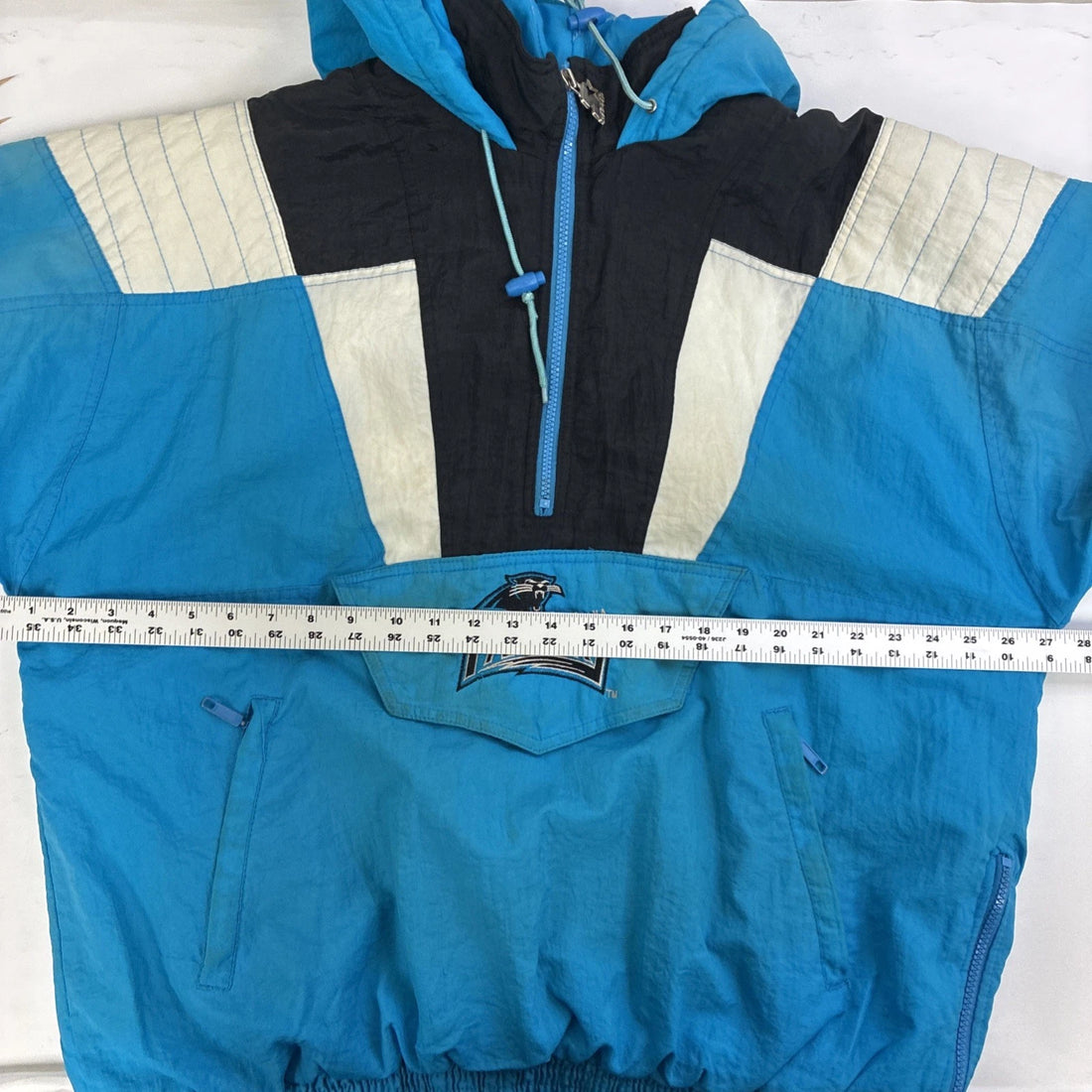 Carolina Panthers Starter Puffer Jacket Size Large Vintage 90s NFL