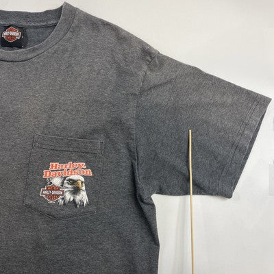 Harley Davidson Motorcycles Eagle Hot Rod Pocket T-Shirt Size XL