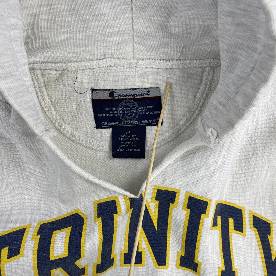 Vintage Trinity Champion Reverse Weave Sweatshirt Hoodie Size Small