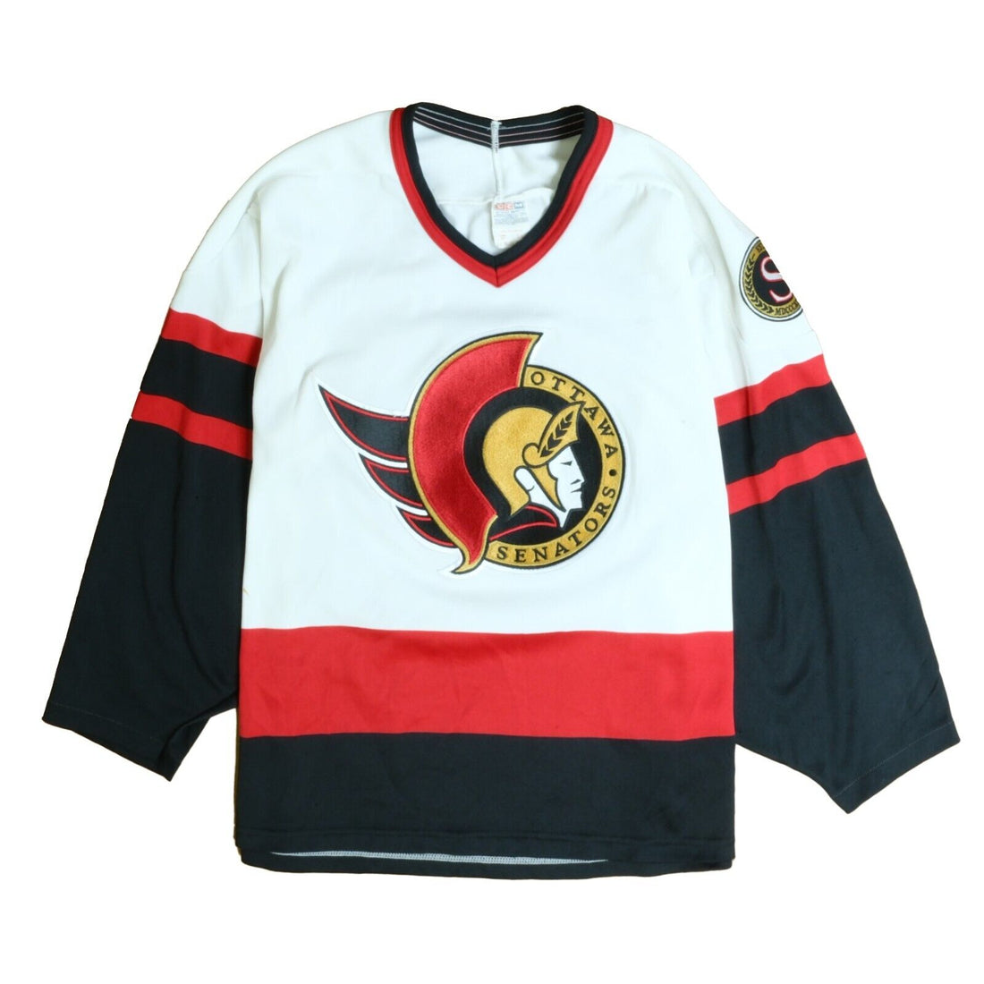 Vintage Ottawa Senators Hockey Jersey Sweater 90s by CCM Size Large