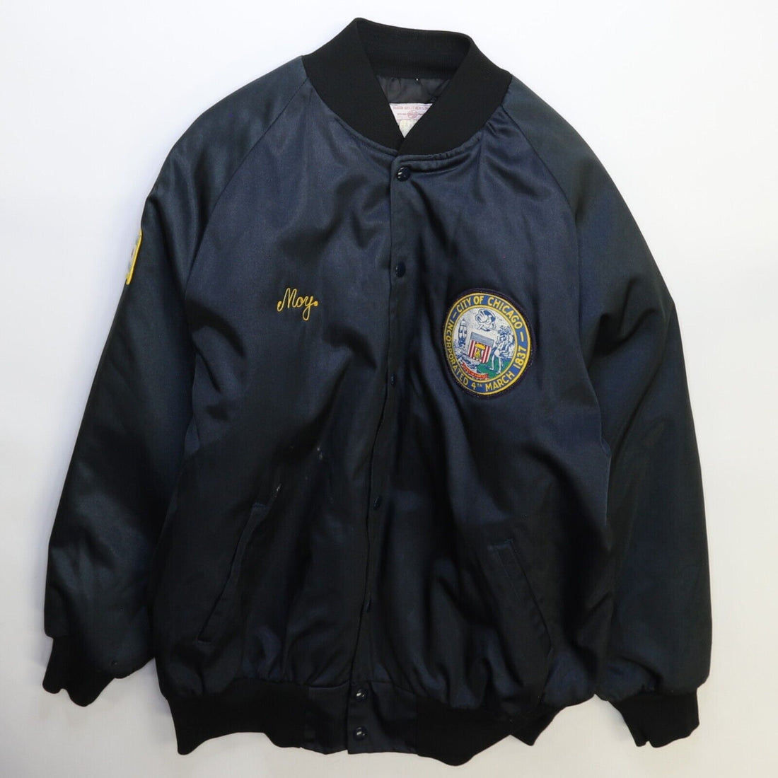 Vintage Chicago Rubin Brothers Bomber Jacket Size XL