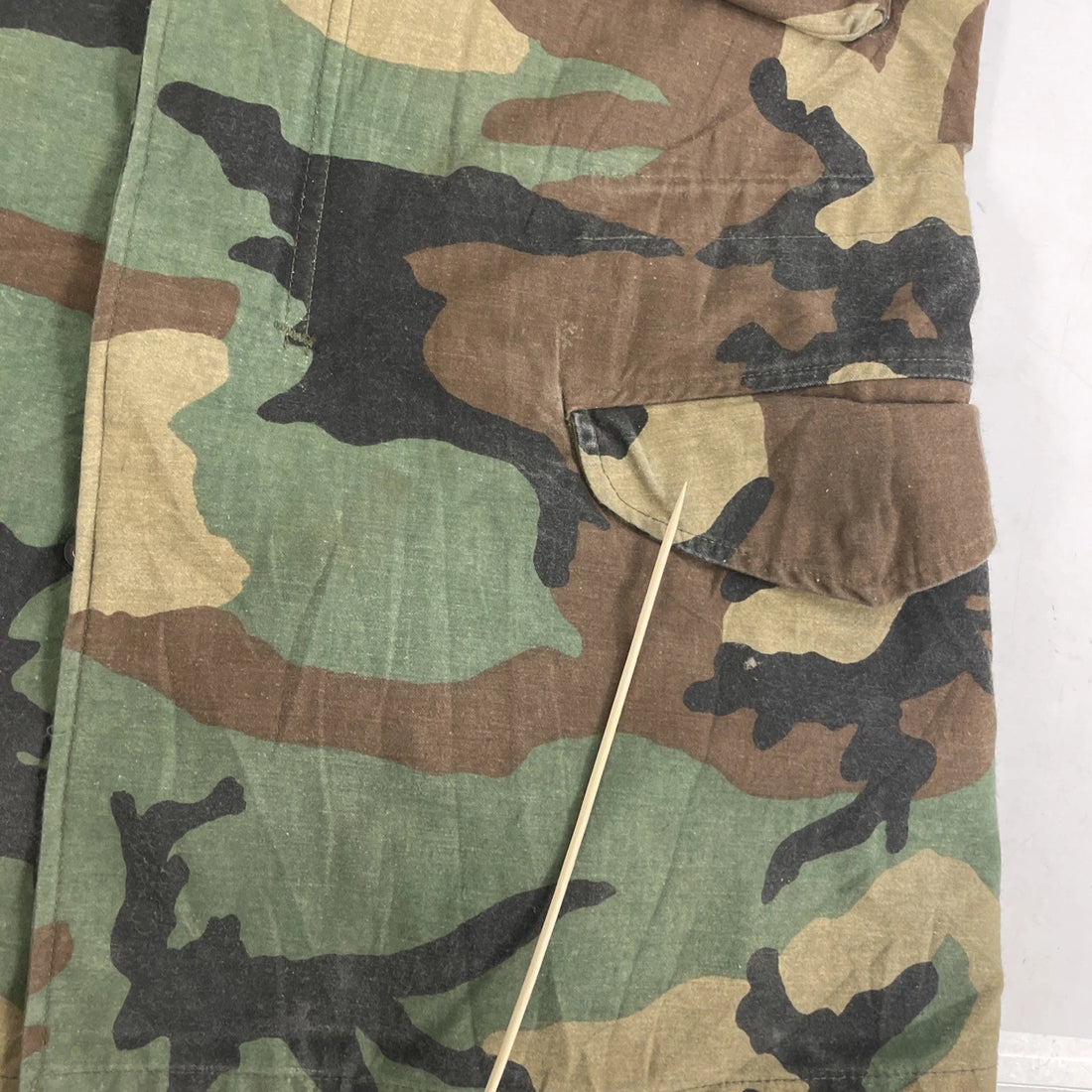 Cold Weather Camo Field Coat Jacket Size Small Long Army Military