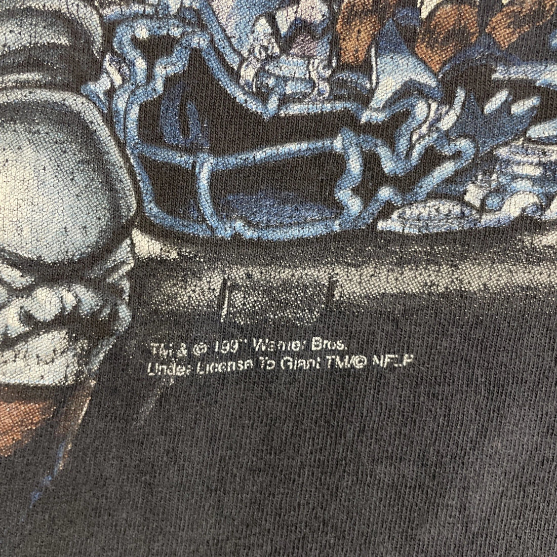 Vintage Minnesota Vikings Taz Looney Tunes T-Shirt Size Large NFL