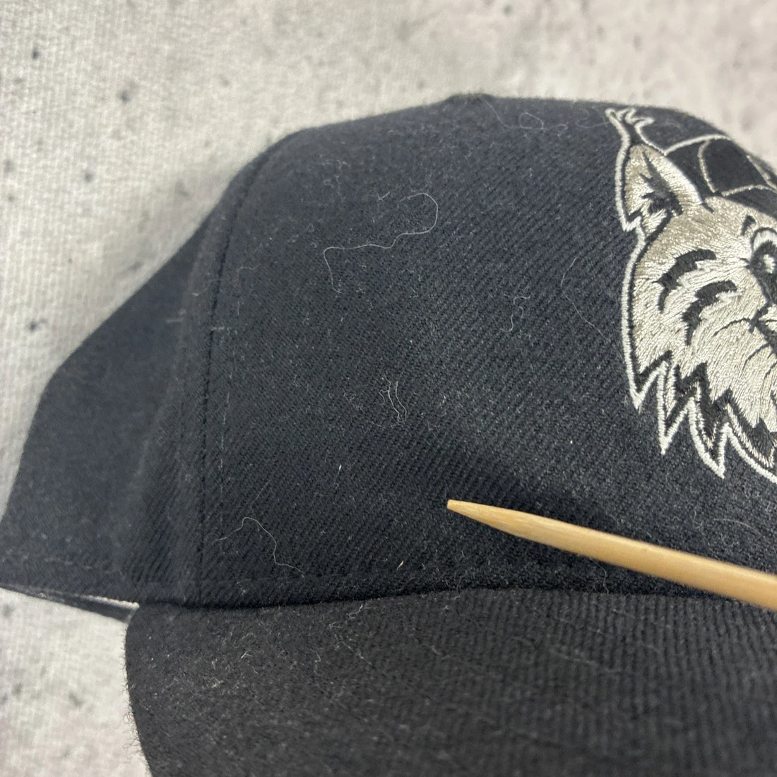 Vintage Ottawa Lynx New Era Wool Fitted Hat Size 7 MiLB