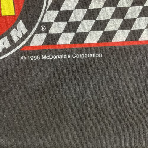 Vintage Bill Elliot McDonald's Racing Team T-Shirt Size XL 1995 90s NASCAR