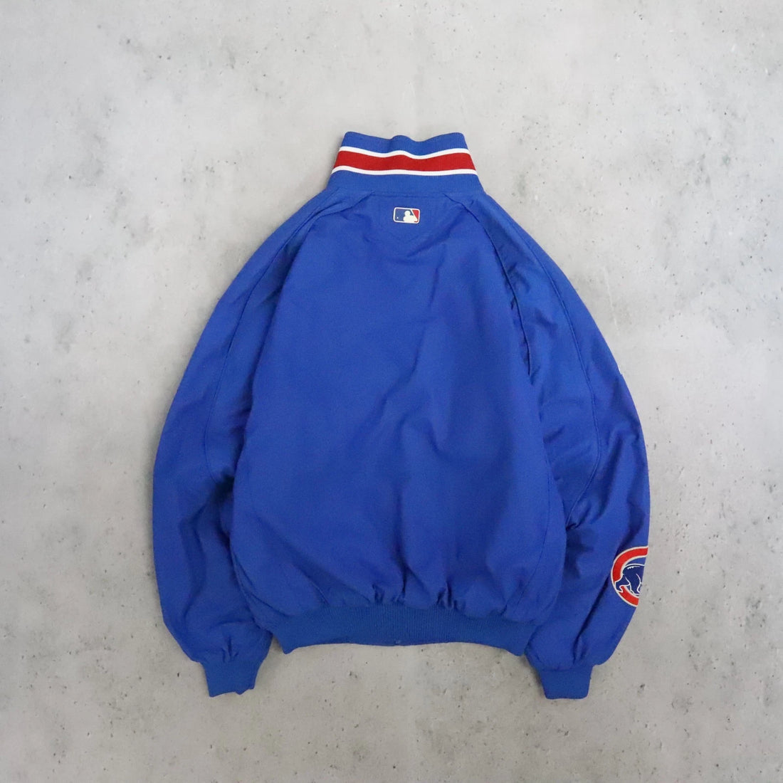 Chicago Cubs Majestic Dugout Bomber Jacket Size Medium MLB