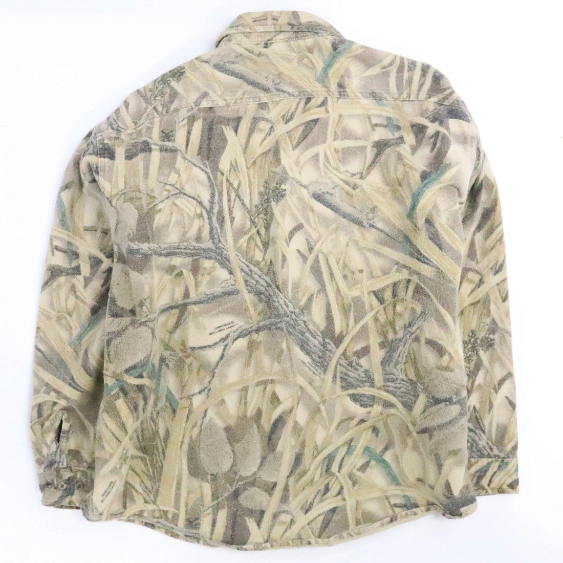 Vintage Woolrich Advantage Wetland Camo Button Up Shirt Size XL