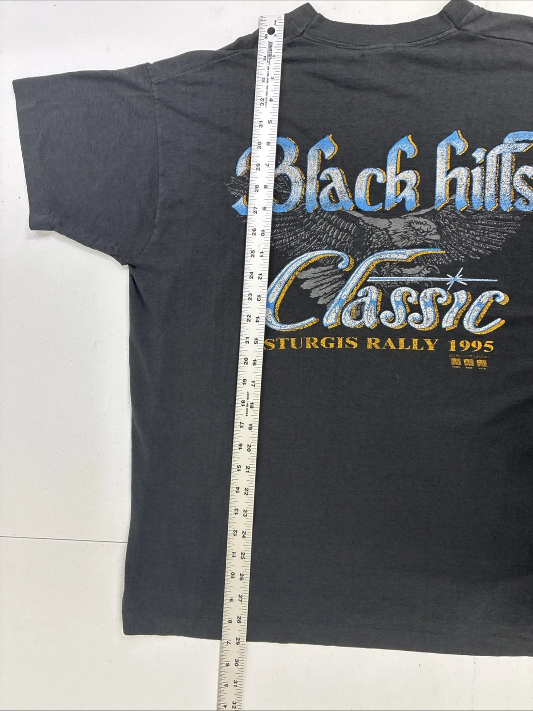 Vintage Sturgis Rally Black Hills Classic Eagle T-Shirt Size XL 1995 90s