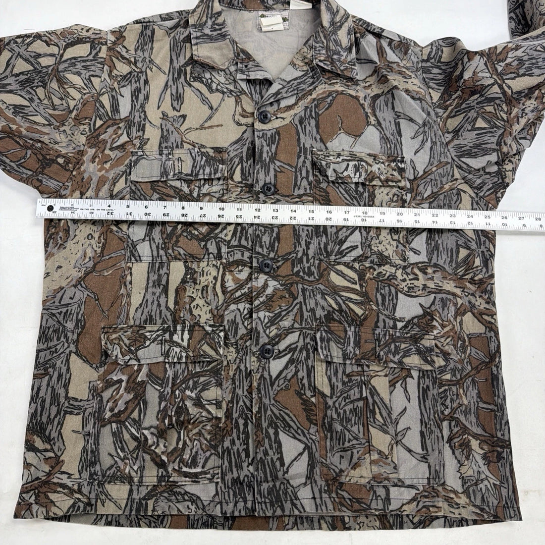 Master Tree Camo Shirt Chore Jacket Size XL