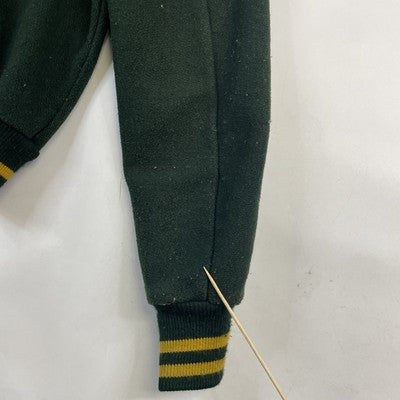 Vintage King Philip Cheerleader Captain Wool Varsity Jacket 40 Green