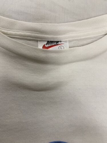 Vintage Michael Jordan The Future Is Now Nike T-Shirt Size Large White 90s