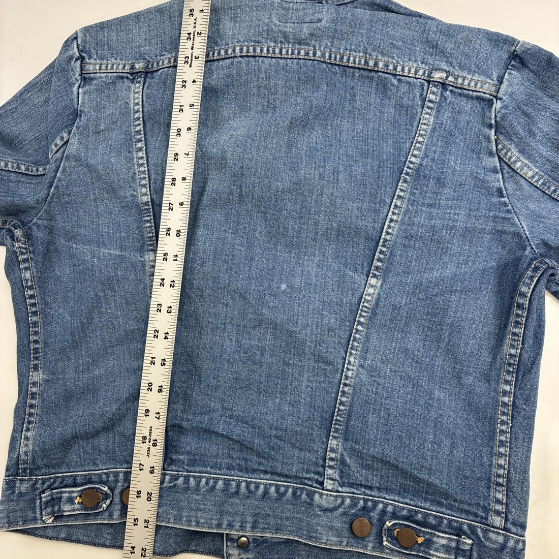 Vintage Wrangler Denim Trucker Jacket Size 44