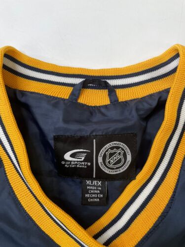 Buffalo Sabres Pullover Windbreaker Light Jacket Size XL NHL