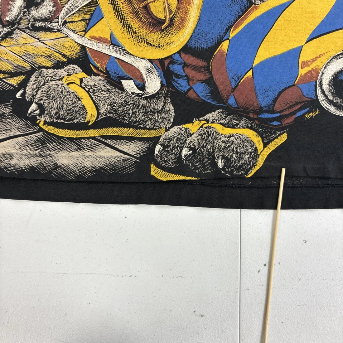 Vintage Jazz Bulldog T-Shirt Size XL All Over Print 90s