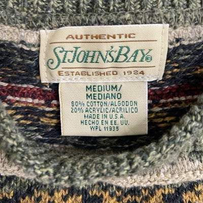 Vintage St. John's Bay Crewneck Sweater Size Medium
