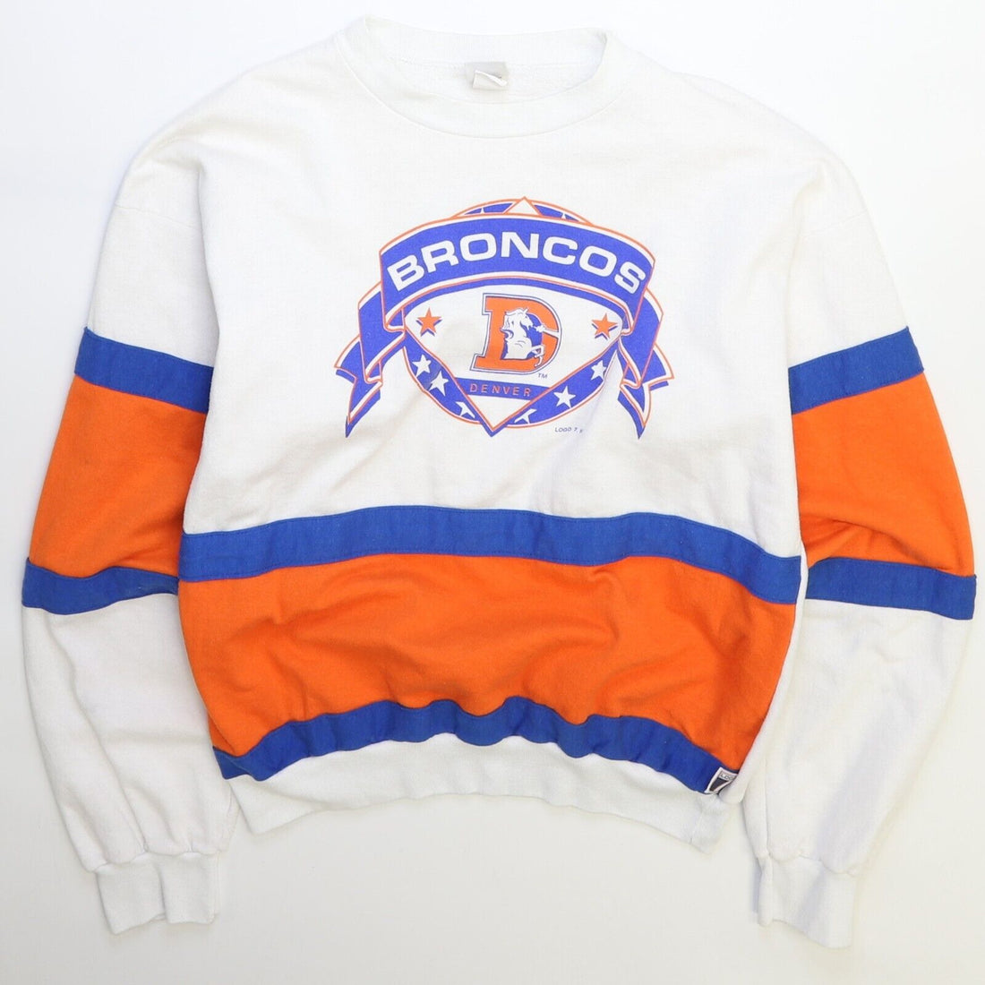 Vintage Denver Broncos Logo 7 Crewneck Size XL 90s NFL