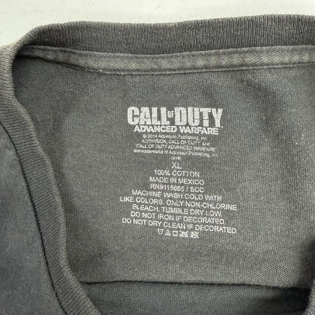 Call Of Duty Advanced Warfare T-Shirt Size XL Video Game Promo