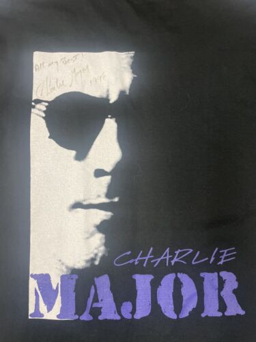 Vintage Charlie Major T-Shirt Size XL Country Music 1992 90s