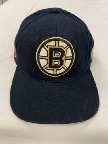 Vintage Boston Bruins Sports Specialties Wool Snapback Hat OSFA Center Ice NHL