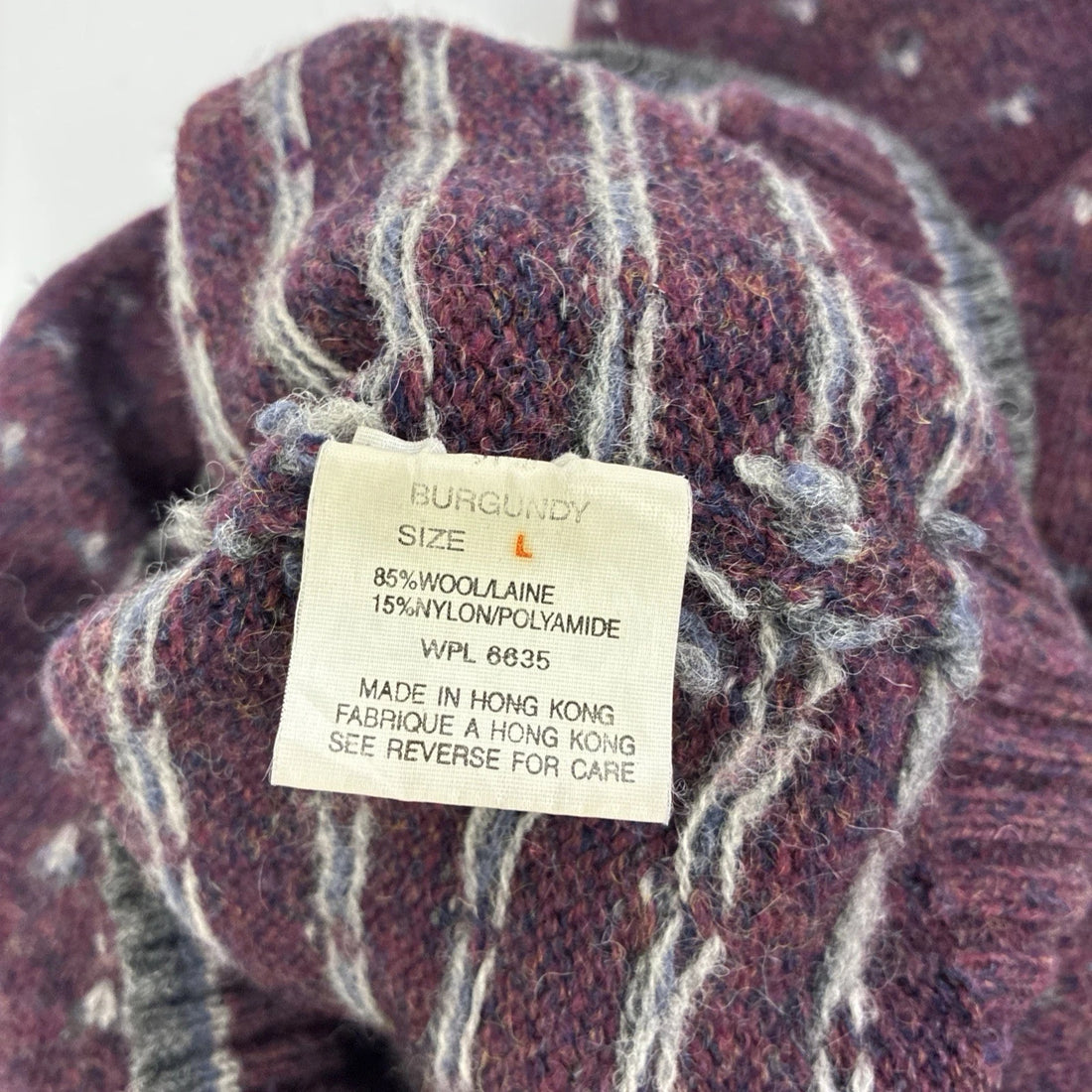 Vintage Woolrich Birdseye Wool Knit Crewneck Sweater Size Large