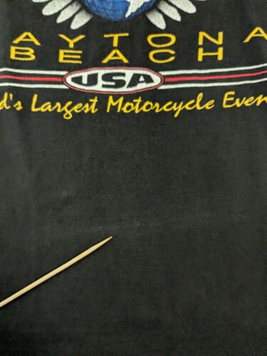 Vintage Easyriders Bike Week Daytona T-Shirt Size Large Black 1995 90s