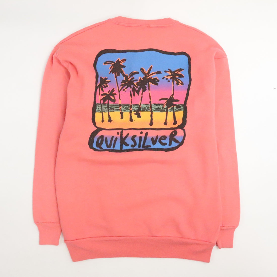 Vintage Quiksilver Surf Beach Crewneck Sweatshirt Size XL 90s