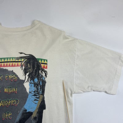 Vintage Bob Marley Exodos T-Shirt Size XL Double Sided 90s