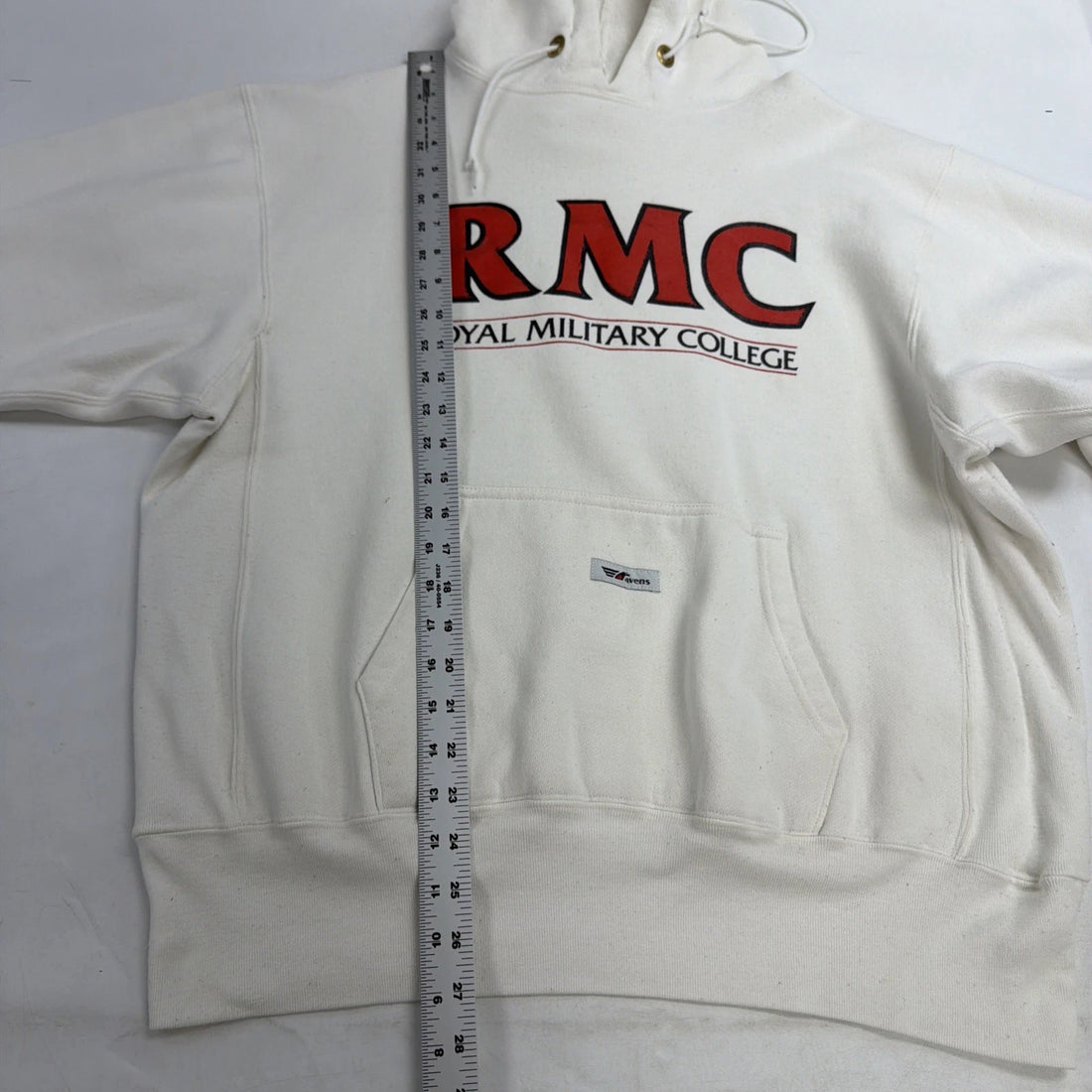 Vintage Royal Military College Sweatshirt Hoodie Size Large 90s