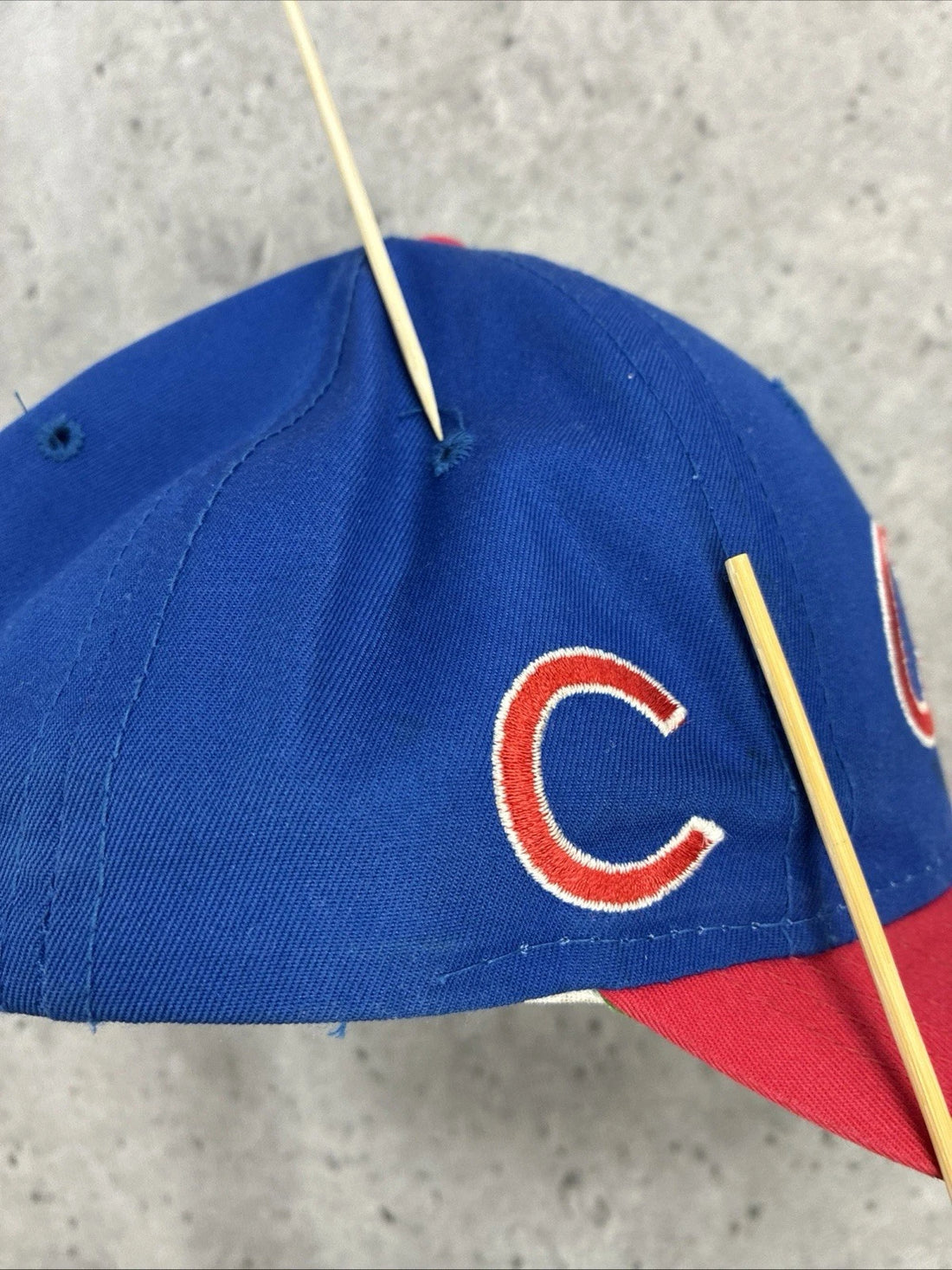 Chicago Cubs Script Snapback Hat Cap OSFA MLB