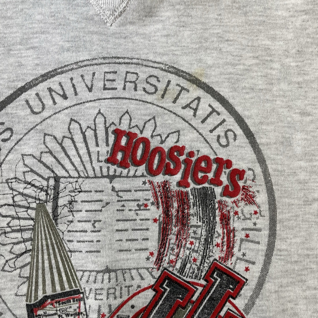 Vintage Indiana Hoosiers Russell Athletic Crewneck Sweatshirt XL 90s NCAA