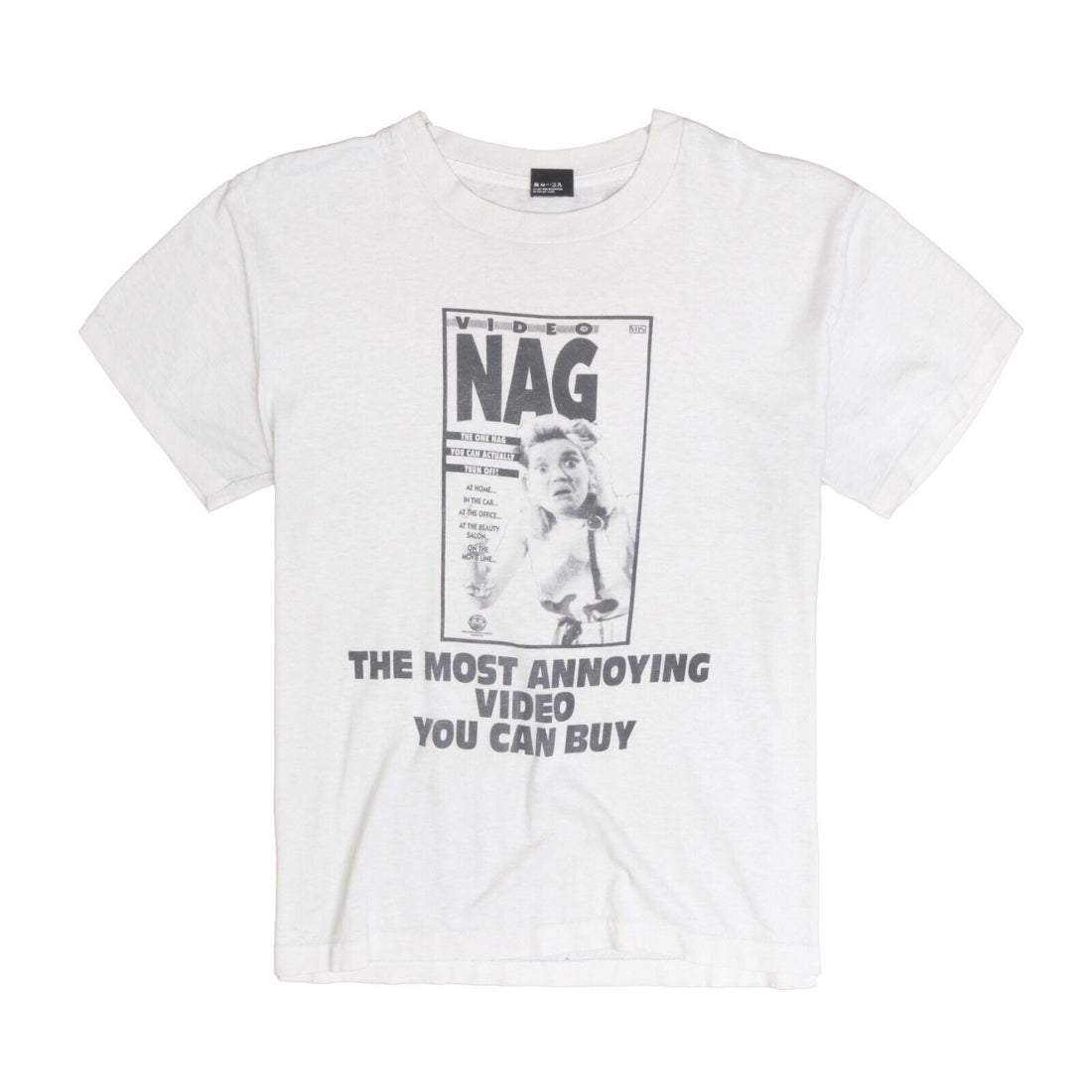 Vintage Video NAG The Most Annoying Video You Can Buy T-Shirt Size XL Parody