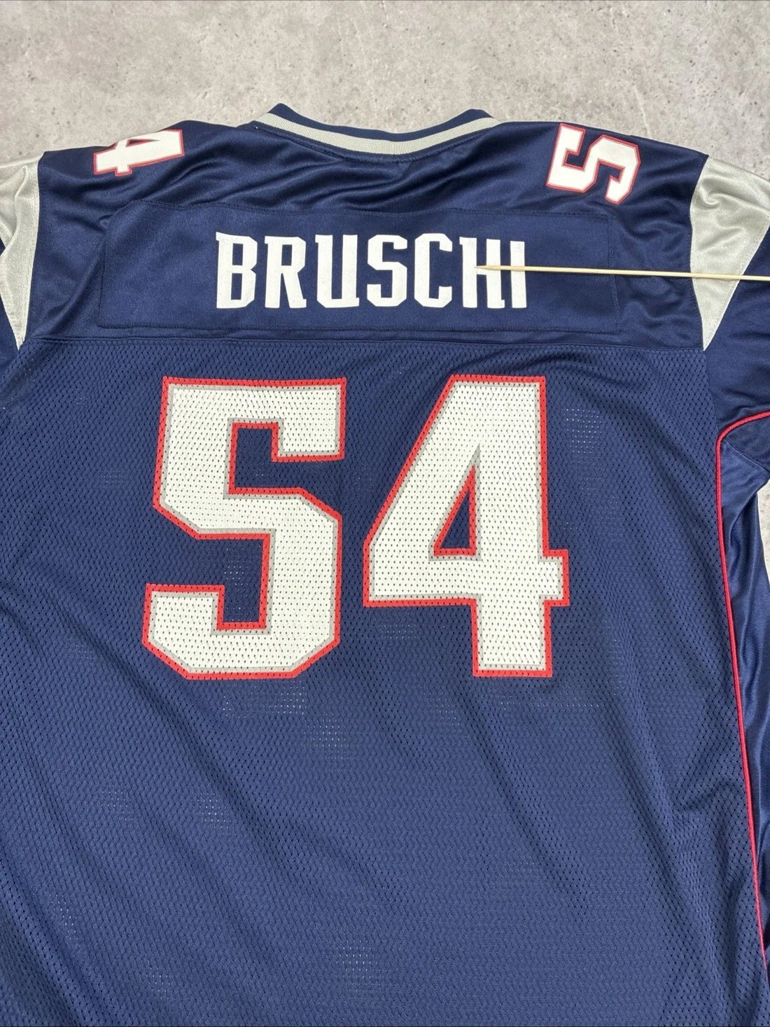 Vintage New England Patriots Tedy Bruschi Reebok Jersey Size XL NFL