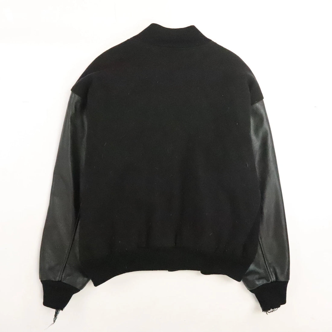 Vintage UI Band Wool Varsity Letterman Jacket Size XL Black