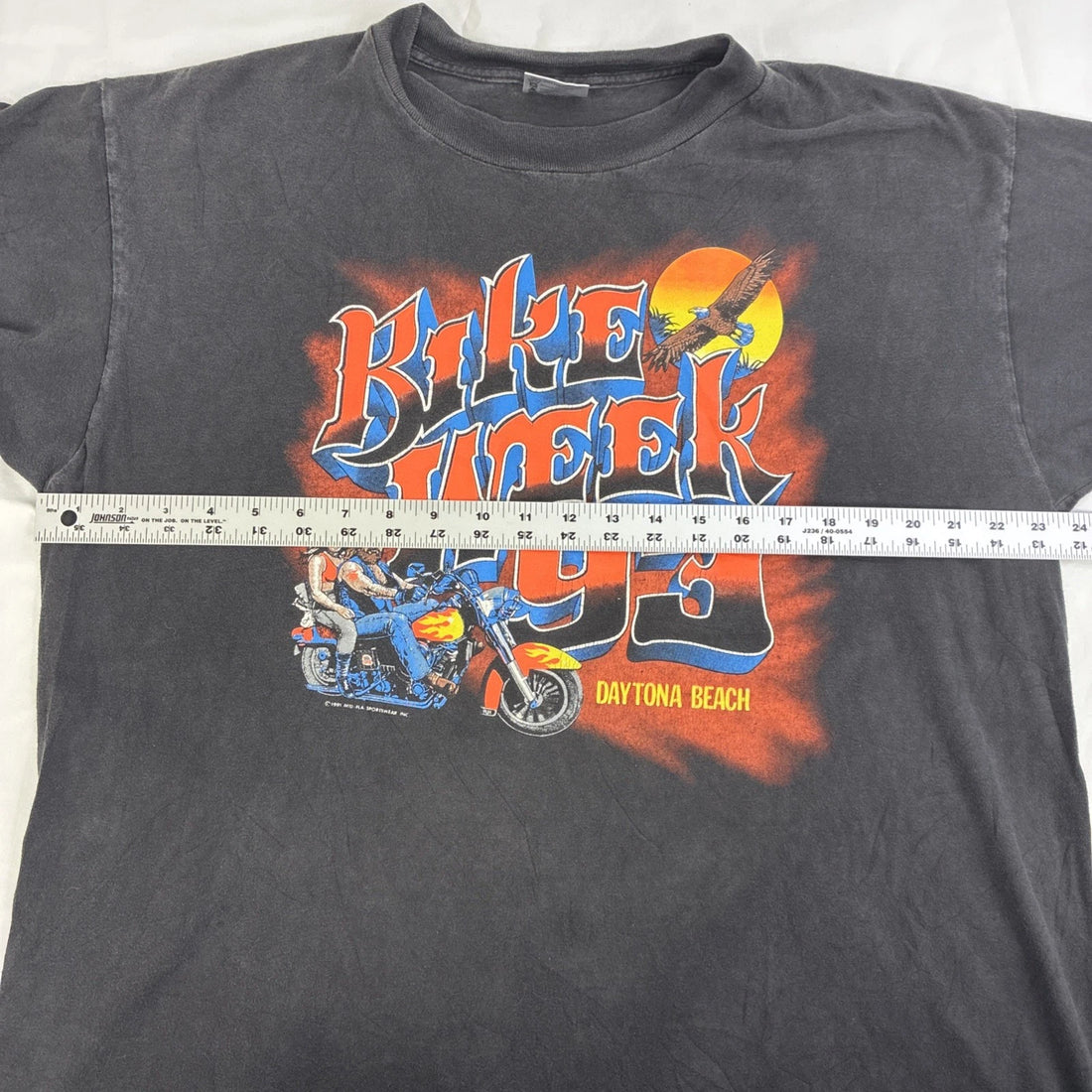 Vintage Bike Week Daytona Beach T-Shirt Size XL 1993 90s