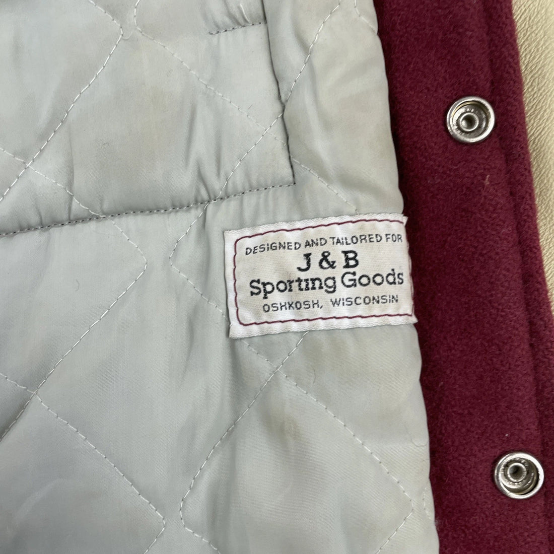 Vintage Leather Wool Varsity Letterman Jacket Size 54