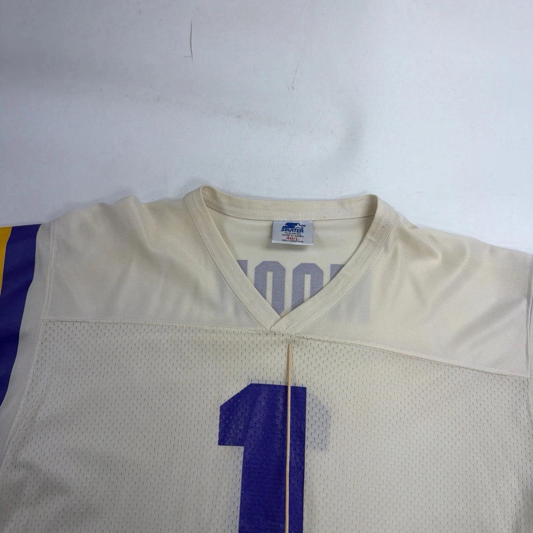 Vintage Minnesota Vikings Warren Moon Starter Jersey Size 48 NFL