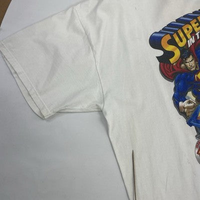 Vintage Steve Kinser Superman Racing T-Shirt Size 3XL 1999 90s NASCAR