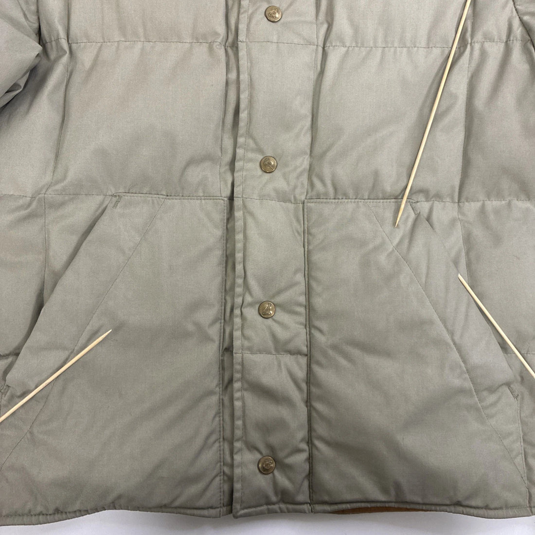 Vintage Eddie Bauer Quilted Goose Down Jacket Size Large