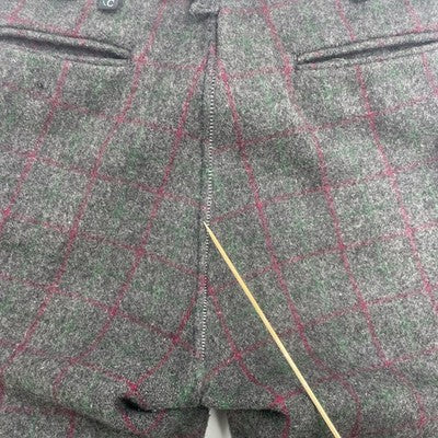 Vintage Codet Wool Trouser Pants Size 34 Plaid