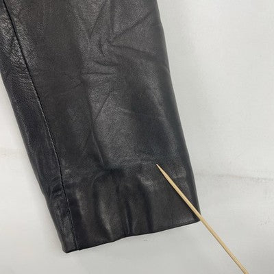 Vintage Banana Republic Leather Jacket Size Large Black