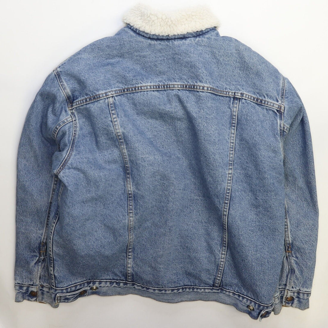 Vintage Levi Strauss & Co. Denim TruckerJacket Size Large Sherpa Lined