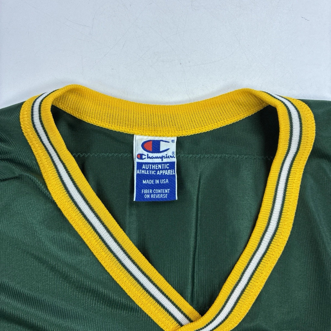 Vintage Green Bay Packers Brett Favre Champion Jersey Size 48 NFL